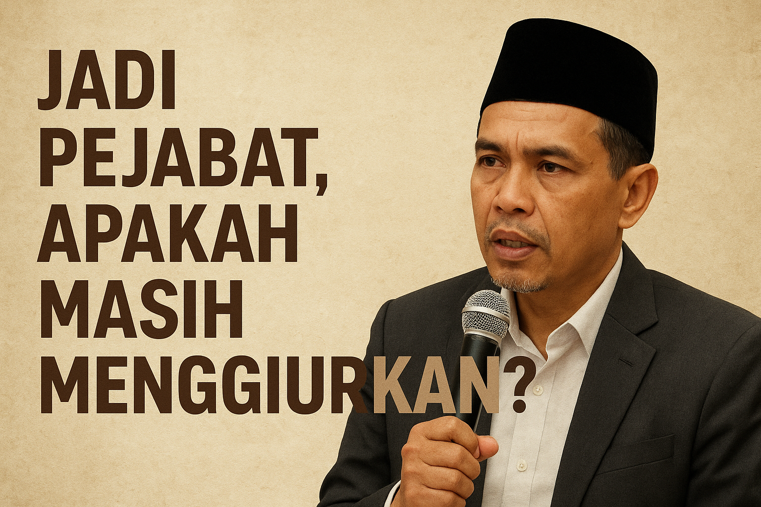 Jadi pejabat