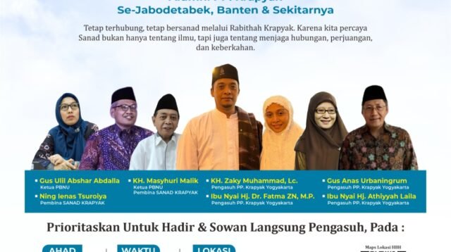 Halal Bihalal Sanad 2026 Perkuat Rabithah Alumni Krapyak di Jabodetabek dan Banten