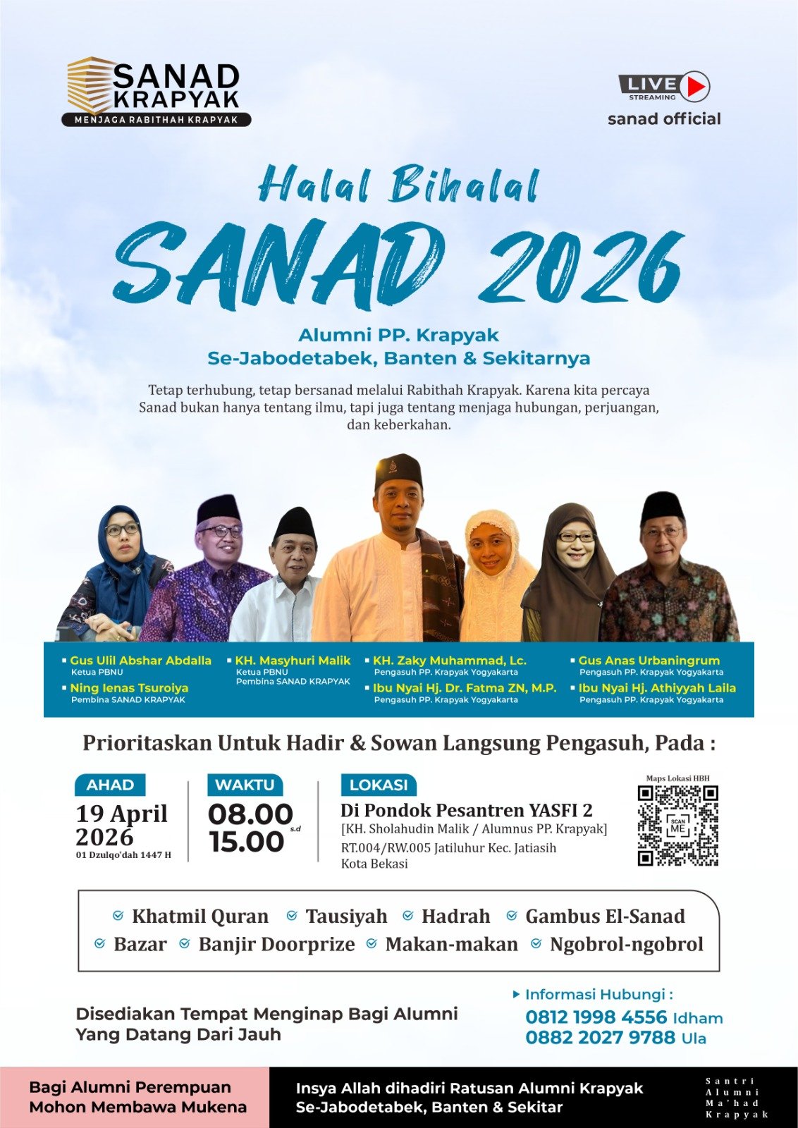 Halal Bihalal Sanad 2026 Perkuat Rabithah Alumni Krapyak di Jabodetabek dan Banten
